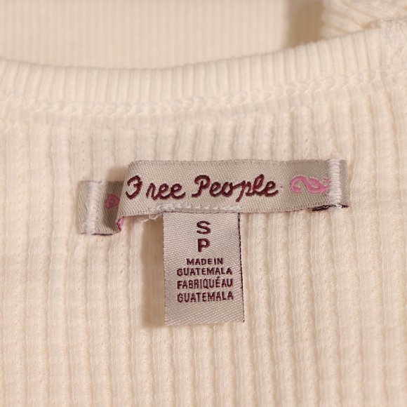 NWT Free People X Revolve Santa Clara Thermal in Alabaster - Picture 11 of 16